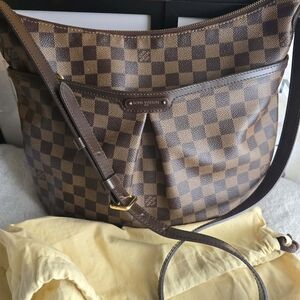 Louis Vuitton Brown Checkered Shoulder Bag